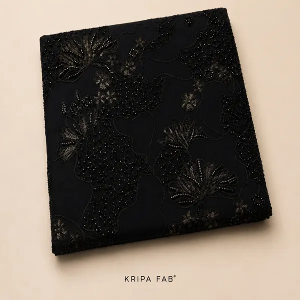 Black_Georgette_Beads_Cutdana_Sequin_Embroidered_Fabric_For_Women