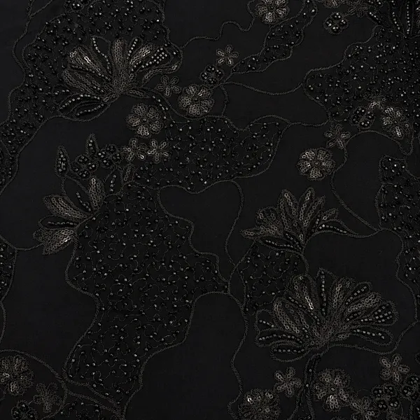 Black_Georgette_Beads_Cutdana_Sequin_Embroidered_Fabric_For_Women