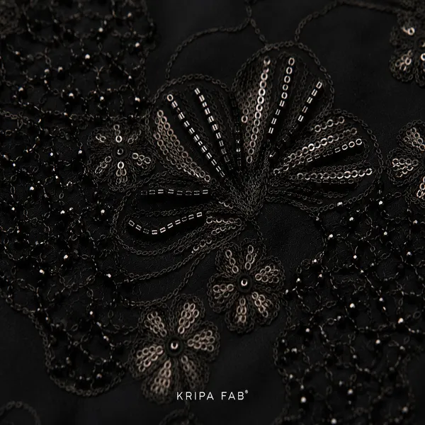 Black_Georgette_Beads_Cutdana_Sequin_Embroidered_Fabric_For_Women