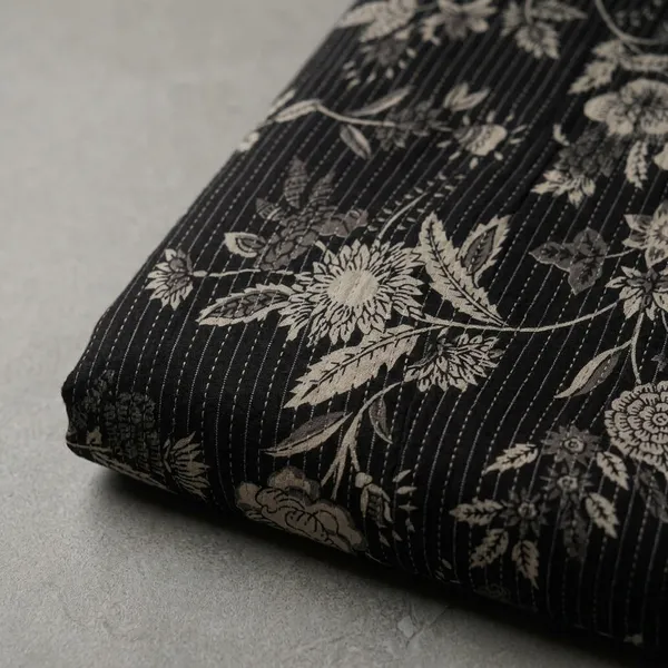 Black_Cotton_Kantha_Floral_Printed_Fabrics_For_Women