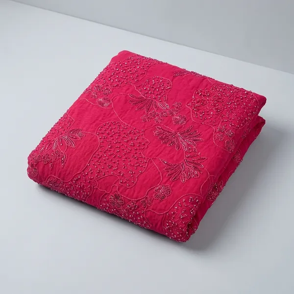 Pink_Georgette_Beads_And_Sequins_Embroidered_Fabric