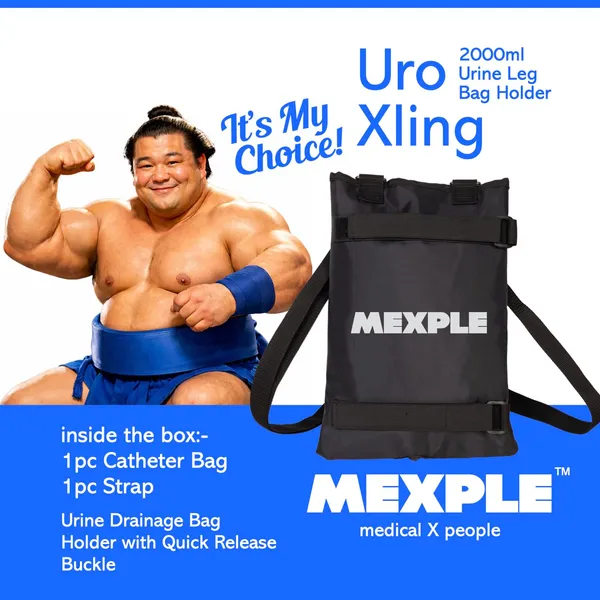 UroXling_Catheter_Urinary_Bag_Holder_With_Adjustable_Strap