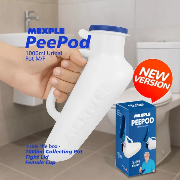 PeePod_Portable_Urinal_Bottle_With_Female_Adapter_-_1000ml