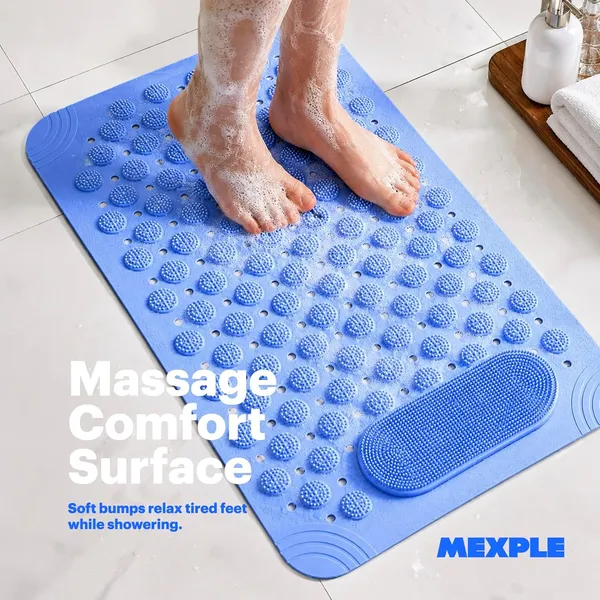 GripXMat_Rectangular_Anti-Skid_Bath_Mat_with_Foot_Scrubber