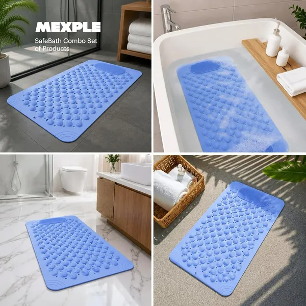 GripXMat_Rectangular_Anti-Skid_Bath_Mat_with_Foot_Scrubber
