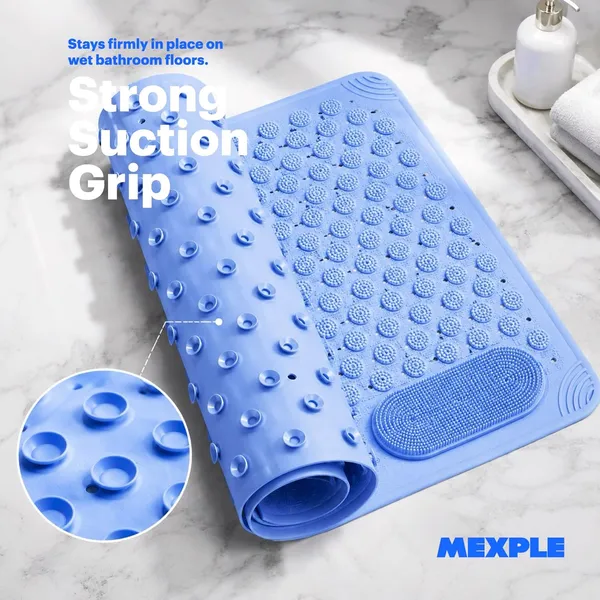 GripXMat_Rectangular_Anti-Skid_Bath_Mat_with_Foot_Scrubber