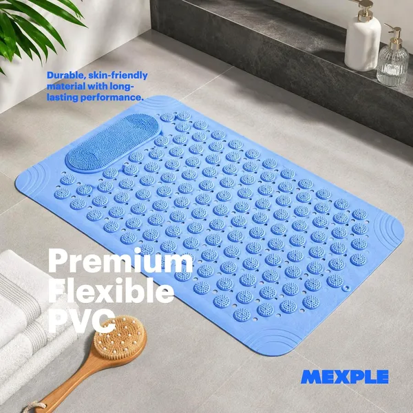 GripXMat_Rectangular_Anti-Skid_Bath_Mat_with_Foot_Scrubber