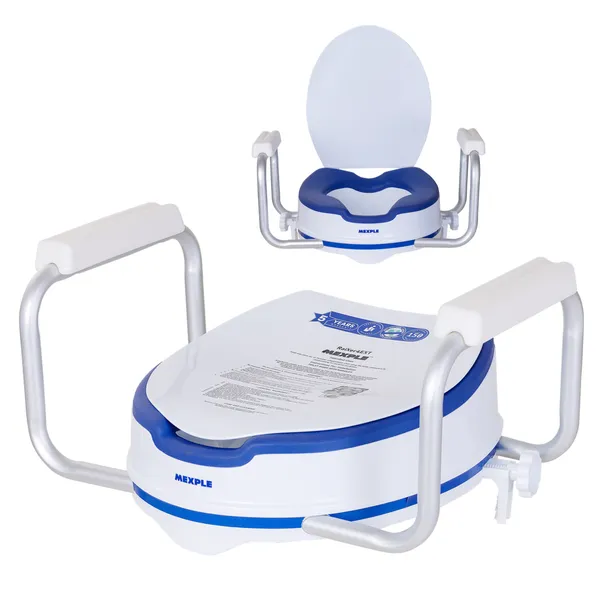 RaiXer4EXT_Raised_Toilet_Seat_with_Handles_&_Cushion_Seat