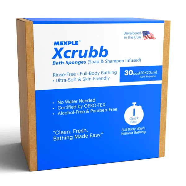 Xcrubb_Rinse-Free_Bathing_Wipes_|_30_Disposables