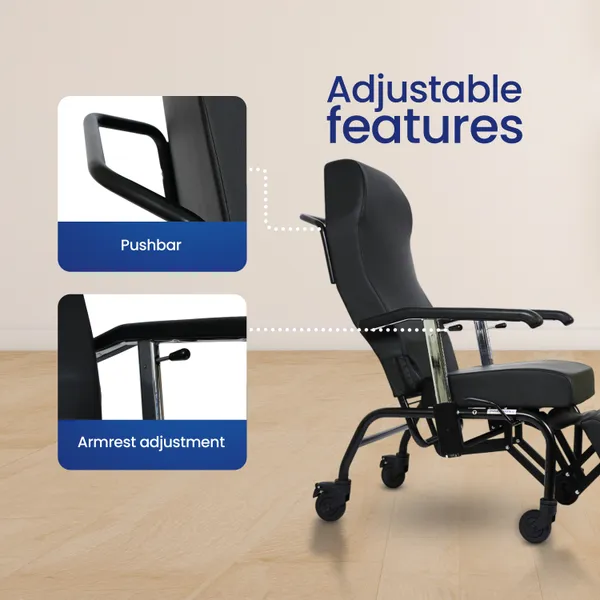 Normandie_Geriatric_Chair_with_Wheels,_Cushioning_&_Reclinable_Backrest