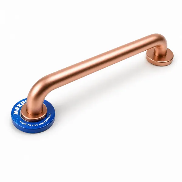 TeXXa12RG_Stainless_Steel_Grab_Bar_for_Bathroom_-_Rose_Gold