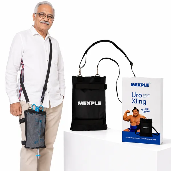 UroXling_Catheter_Urinary_Bag_Holder_With_Adjustable_Strap