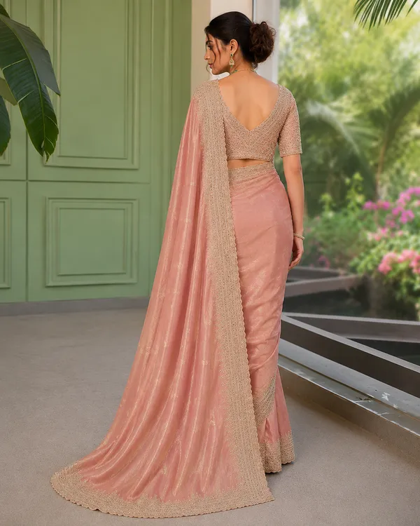 Pink_Satin_Silk_Sequin_Embroidered_Border_Saree_For_Women