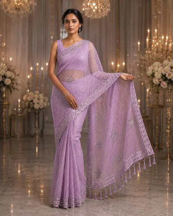 Lavender_Luxe_Sequins_Net_Designer_Saree