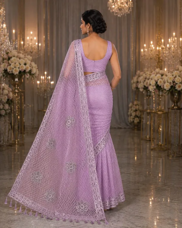 Lavender_Luxe_Sequins_Net_Designer_Saree
