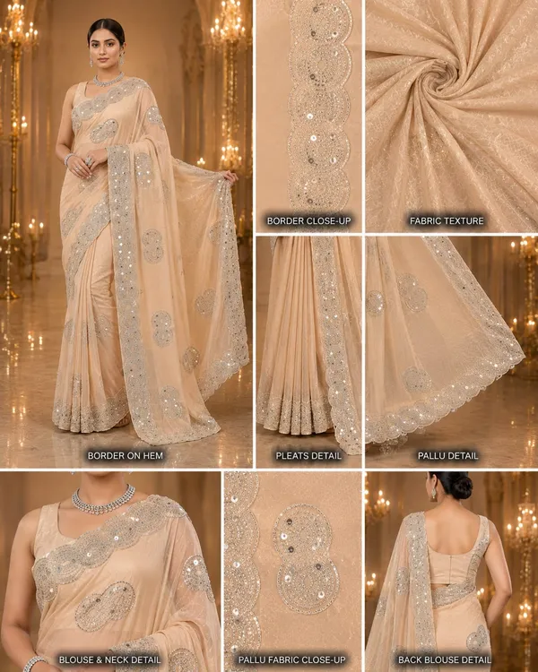 Champagne_Elegance_Designer_Saree