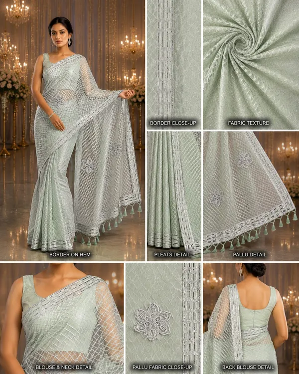 Ice_Blue_Luxe_Designer_Net_Saree