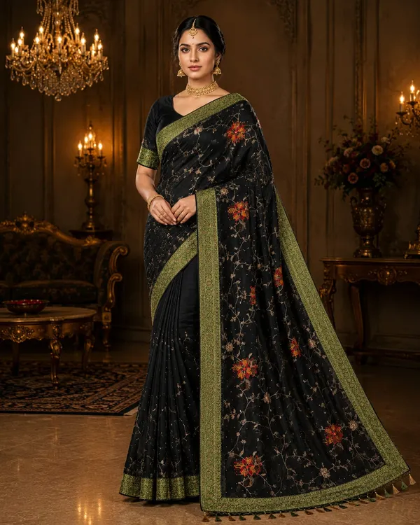 Midnight_Bloom_Designer_Saree