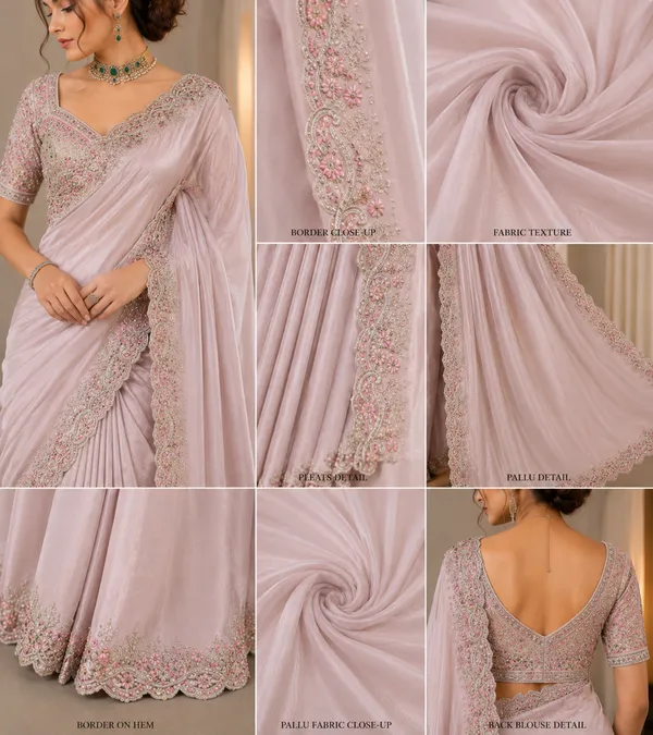 Blush_Pink_Tissue_Silk_Embellished_Border_Saree_For_Women