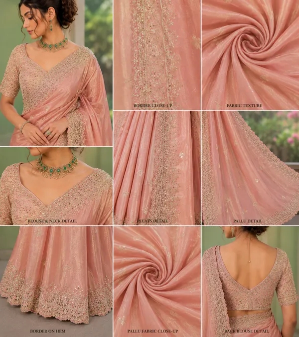 Pink_Satin_Silk_Sequin_Embroidered_Border_Saree_For_Women