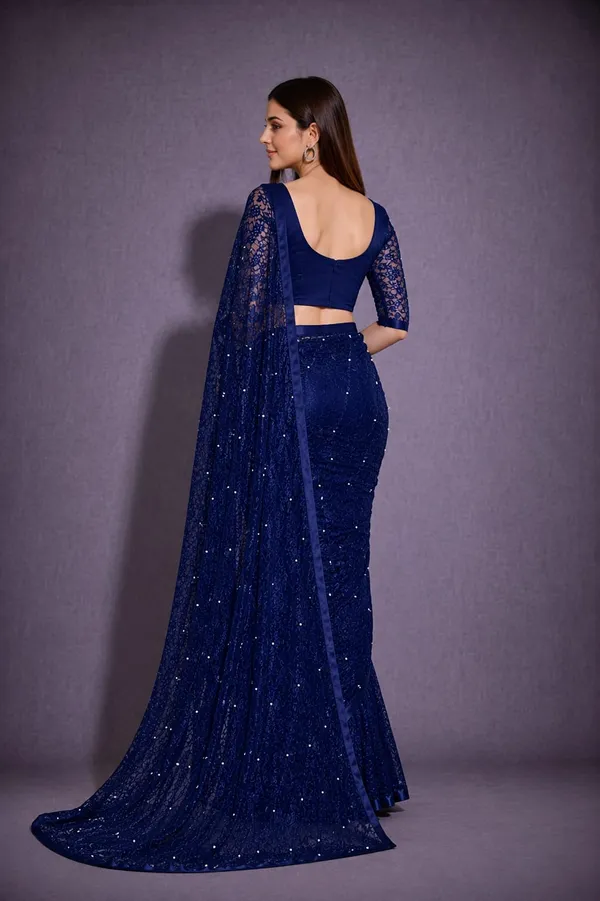 Navy_Blue_Pearl_Embellished_Lace_Designer_Saree_with_Matching_Blouse_�_Party,_Wedding_&_Festive_Wear