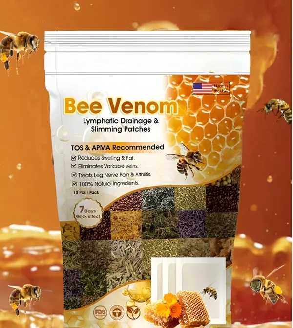 Bee_Venom_Foot_Patches_Pack_Of_10_(10_Patches_+_10_Free)Stress_Relief_&_Relaxation_Pads,_Overnight_Detox_Therapy,_Sleep_Support_&_Comfort