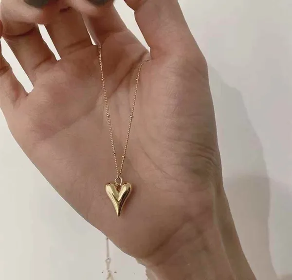 Heart_Necklace_Gold_Plated_Waterproof