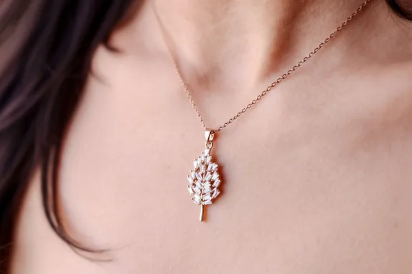 Nature_Fashion_Pendent_Necklace_Water_Proof_Jewelry_For_Woman