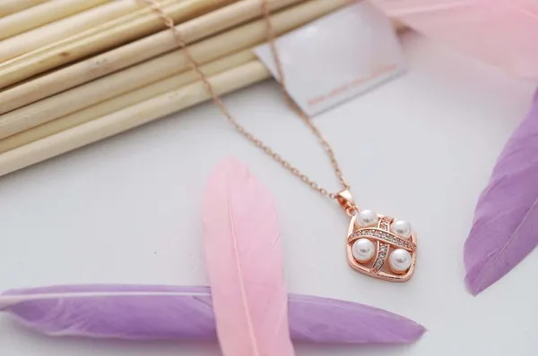 Pearl_Necklace_Rose_Gold_Plated_Anti_Tarnish_Jewelry