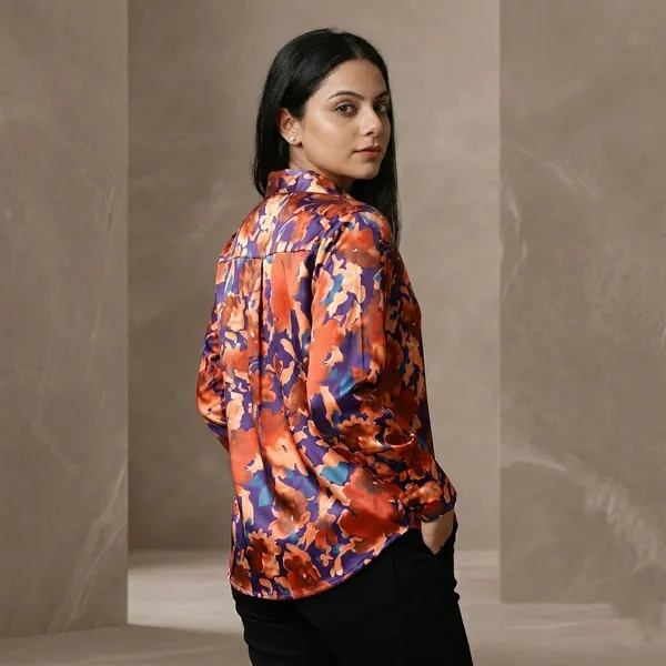 Celeste_Shine_Orange_Satin_Shirt