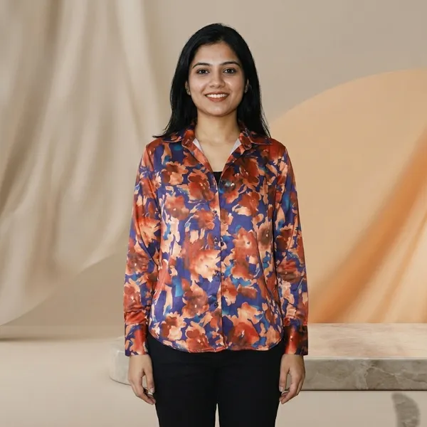 Celeste_Shine_Orange_Satin_Shirt