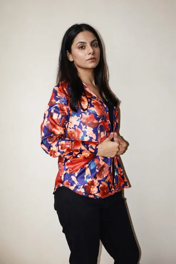 Celeste_Shine_Orange_Satin_Shirt