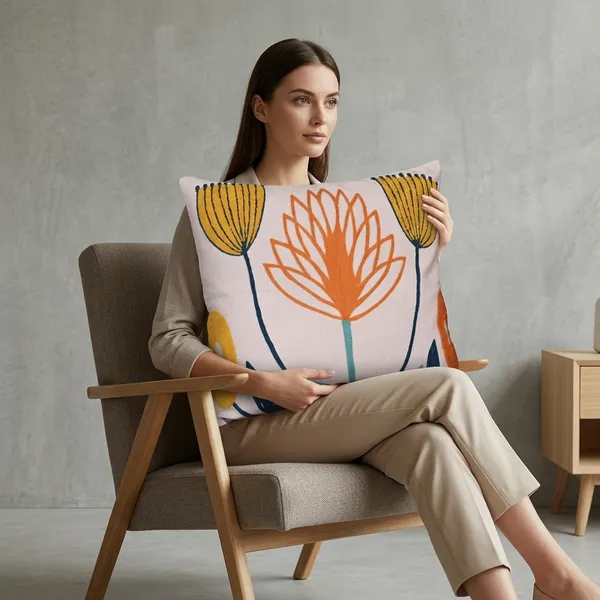 Threaded_Tales_Orange_White_Cushion_Cover