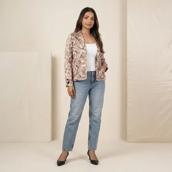 Creamson_Flam_Paisley_Design_ladies_casual_blazer