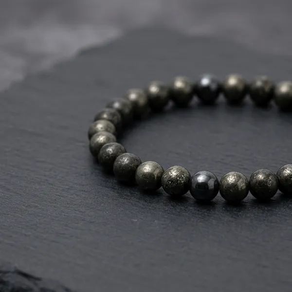 Pyrite_Crystal_Bracelet_For_Casual_Wear
