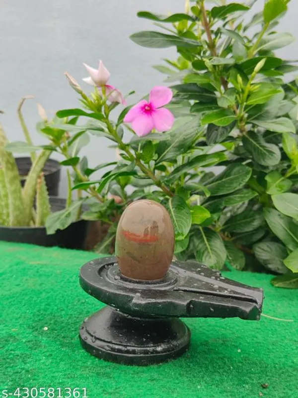 Narmadeshwar_Narmada_Black_Stone_Bani_Damru_Jaladhari_Yoni_Base_Lingam_Holder_And_Arga_For_Shivling_And_Home_Temple_Pooja_Size_1_5_4_Inch