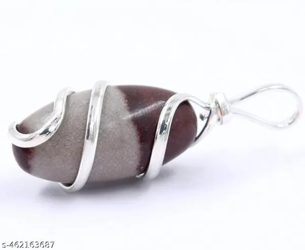 Shivam_Vastu_Kala_Energised_Narmada_Stone_Pendant_Locket_For_Mens_Womens_Childrens_Multicolour_Narmadeshwar_Shivling_Pendant_Sacred_Symbol_Of_Lord_Shiva_In_Natural_Stone
