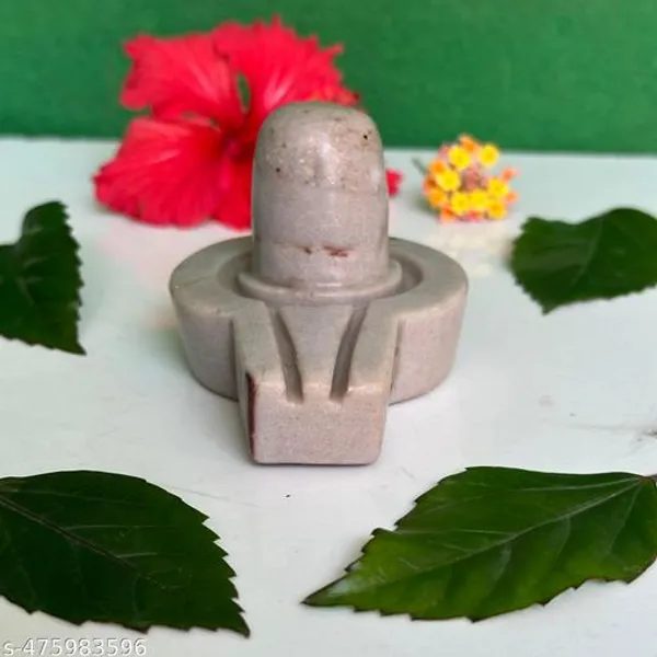 100_Natural_Origanal_Narmadeshwar_Narmada_Stone_Bana_Akhand_Shivling_Size_2_X_4