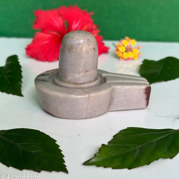 100_Natural_Origanal_Narmadeshwar_Narmada_Stone_Bana_Akhand_Shivling_Size_2_X_4