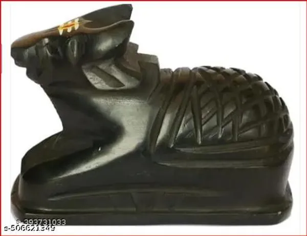 Murti_Spandan_Stone_Nandi_Idols_Handcrafted_Hand_Painted_5_Cm_Height_5_Cm_Length