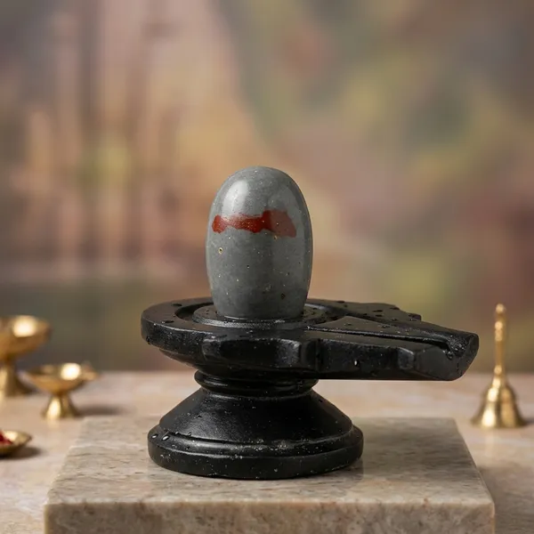 Narmadeshwar_Narmada_Black_Stone_Bani_Damru_Jaladhari_Yoni_Base_Lingam_Holder_And_Arga_For_Shivling_And_Home_Temple_Pooja_Size_1_5_4_Inch