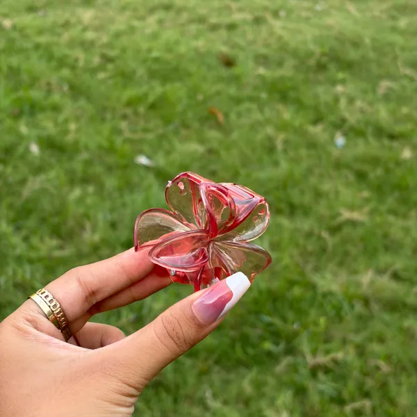 Red_Abs_Plastic_Korean_Claw_Clip_For_Women_(Pack_Of_7)