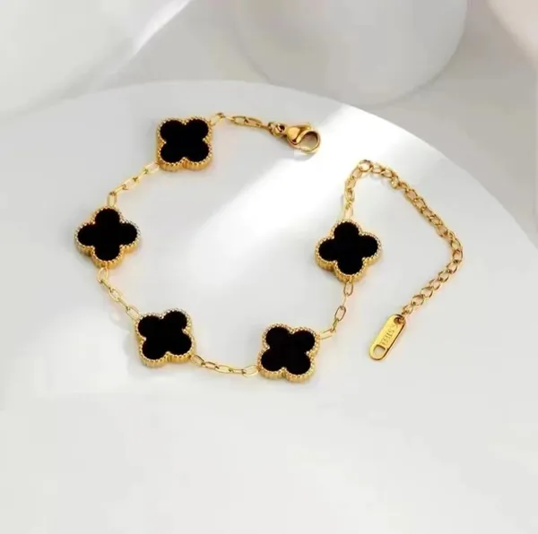 Black_And_Gold_Abs_Plastic_Bracelet_For_Women