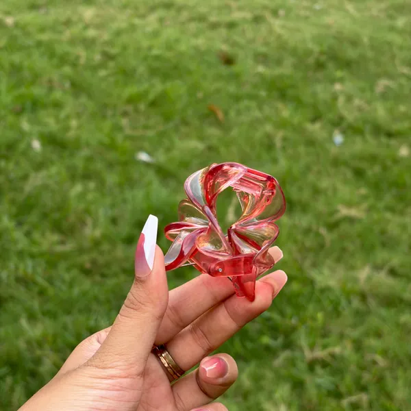 Red_Abs_Plastic_Korean_Claw_Clip_For_Women_(Pack_Of_7)