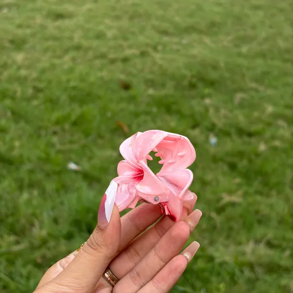 Red_Abs_Plastic_Flower_Korean_Claw_Clip_For_Women_(Pack_Of_6)