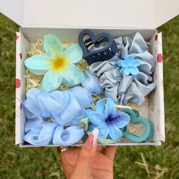 Blue_Abs_Plastic_Satin_Hair_Accessories_Hamper_For_Women_(Pack_of_7)