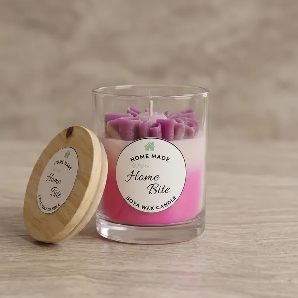 Pink_Soya_Wax_Floral_Glass_Jar_Decorative_Rose_Fragrance_Candle