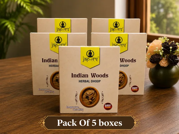 INDIAN_WOODS-HERBAL_DHOOP_JAP_TAB__PACK_OF_5_BOXES