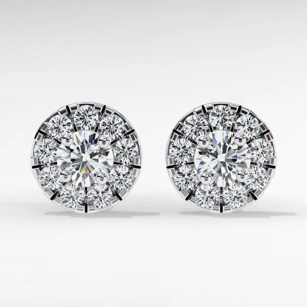 Silver_925_Sterling_Round_Duo_Stud_Moissanite_Earrings_For_Women