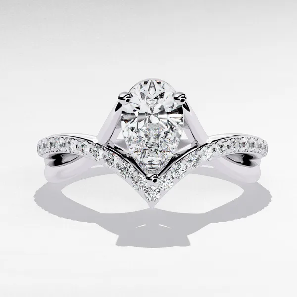 Silver_925_Sterling_Modern_Pear_Cut_Accent_Moissanite_Ring_For_Women